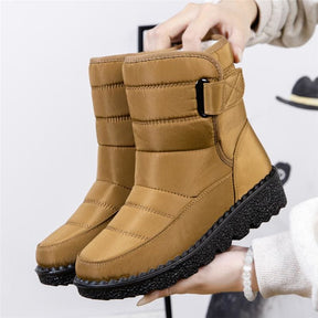 Bota Para Neve Impermeável Khaki / 32 233