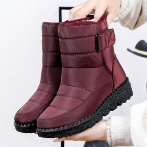 Bota Para Neve Impermeável Vermelho / 32 233