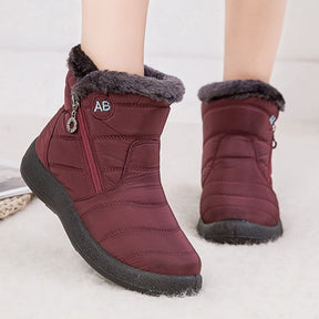 Bota Para Neve Impermeável Vermelho / 32 235