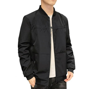 Jaqueta Bomber Masculina Estilosa Preto / P 221