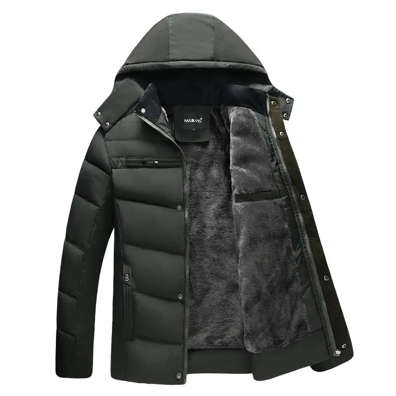 Jaqueta Puffer Masculina Forrada Preto / P 238