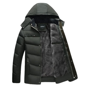 Jaqueta Puffer Masculina Forrada Verde Militar / P 238