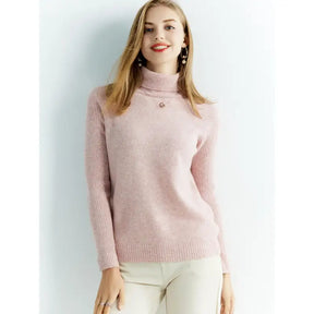 Suéter Gola Alta Feminino (Cópia) Rosa / Pp 359