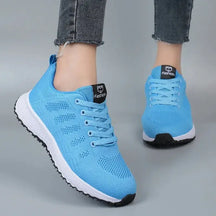 Tênis Ortopédico Feminino Para Caminhada Azul / 34 035