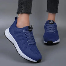Tênis Ortopédico Feminino Para Caminhada Azul Marinho / 34 035