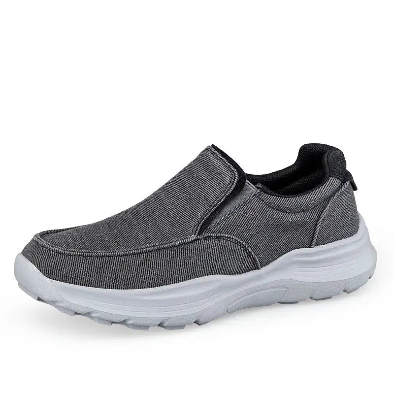 Tênis Ortopédico Masculino Para Caminhada Ultra Conforto Cinza Escuro / 37 613