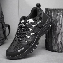 Tênis Ortopédico Masculino Para Caminhada Ultra Conforto Preto / 37