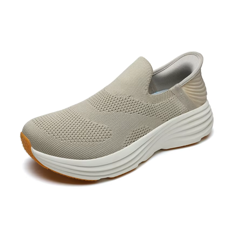 Tênis Slip On Ortopédico Masculino - CloudWalk - Bege / 37 - 757