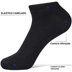 Meias Soquetes Masculinas Esportivas - 12 Pares