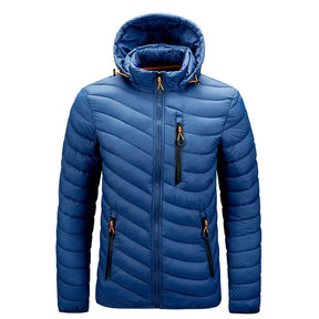 Casaco De Frio Masculino Azul Claro / P 070