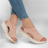 Papete Feminina Plataforma Fashion Plus Rosa / 33 101